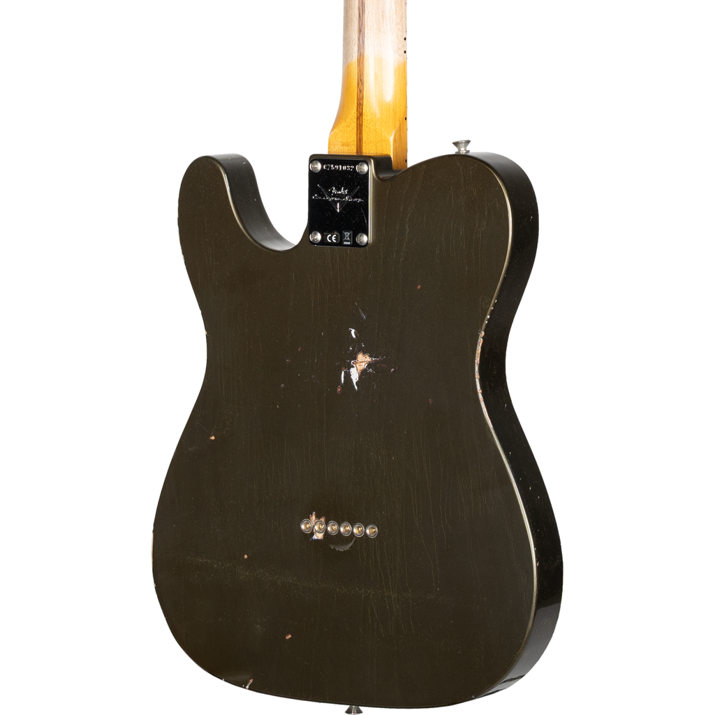 Fender Custom Shop 1956 Esquire Relic with Closet Classic Hardware - Super Aged Charcoal Frost Metallic - View 7 |