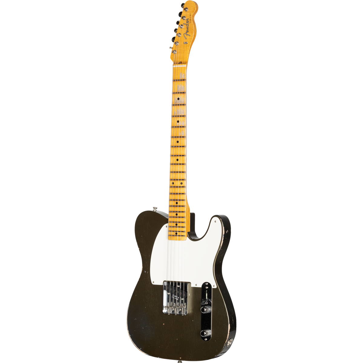 Fender Custom Shop 1956 Esquire Relic with Closet Classic Hardware - Super Aged Charcoal Frost Metallic - View 2 |