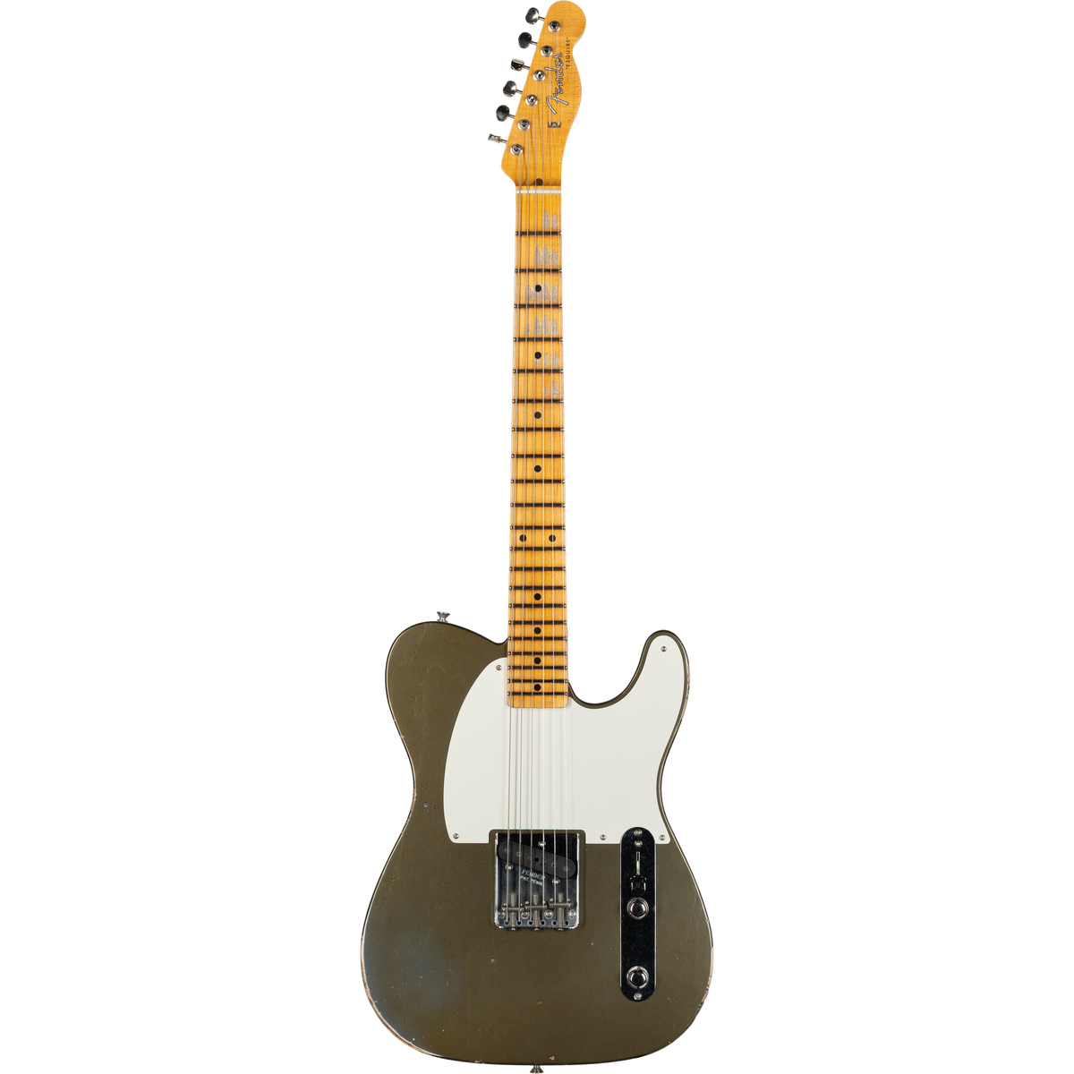 Fender Custom Shop 1956 Esquire Relic with Closet Classic Hardware - Super Aged Charcoal Frost Metallic - View 4 |