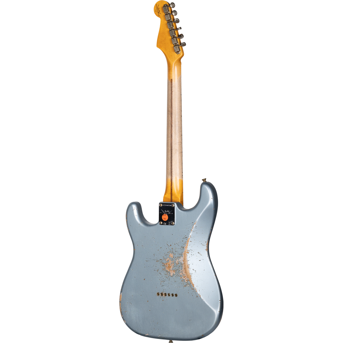 Fender Custom Shop 1956 Hardtail Stratocaster Heavy Relic - Faded Blue Ice Metallic - View 3 | MusicMarket