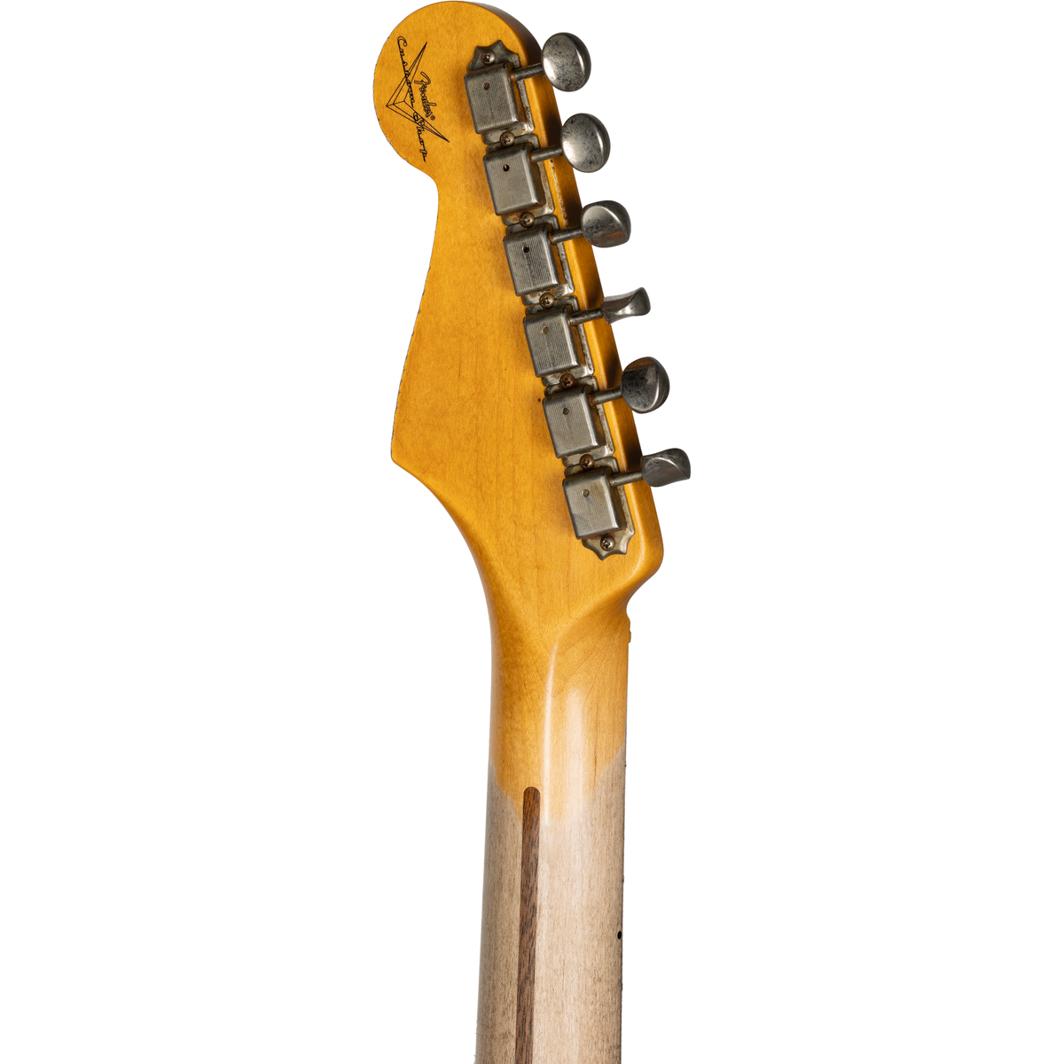 Fender Custom Shop 1956 Hardtail Stratocaster Heavy Relic - Faded Blue Ice Metallic - View 8 | MusicMarket