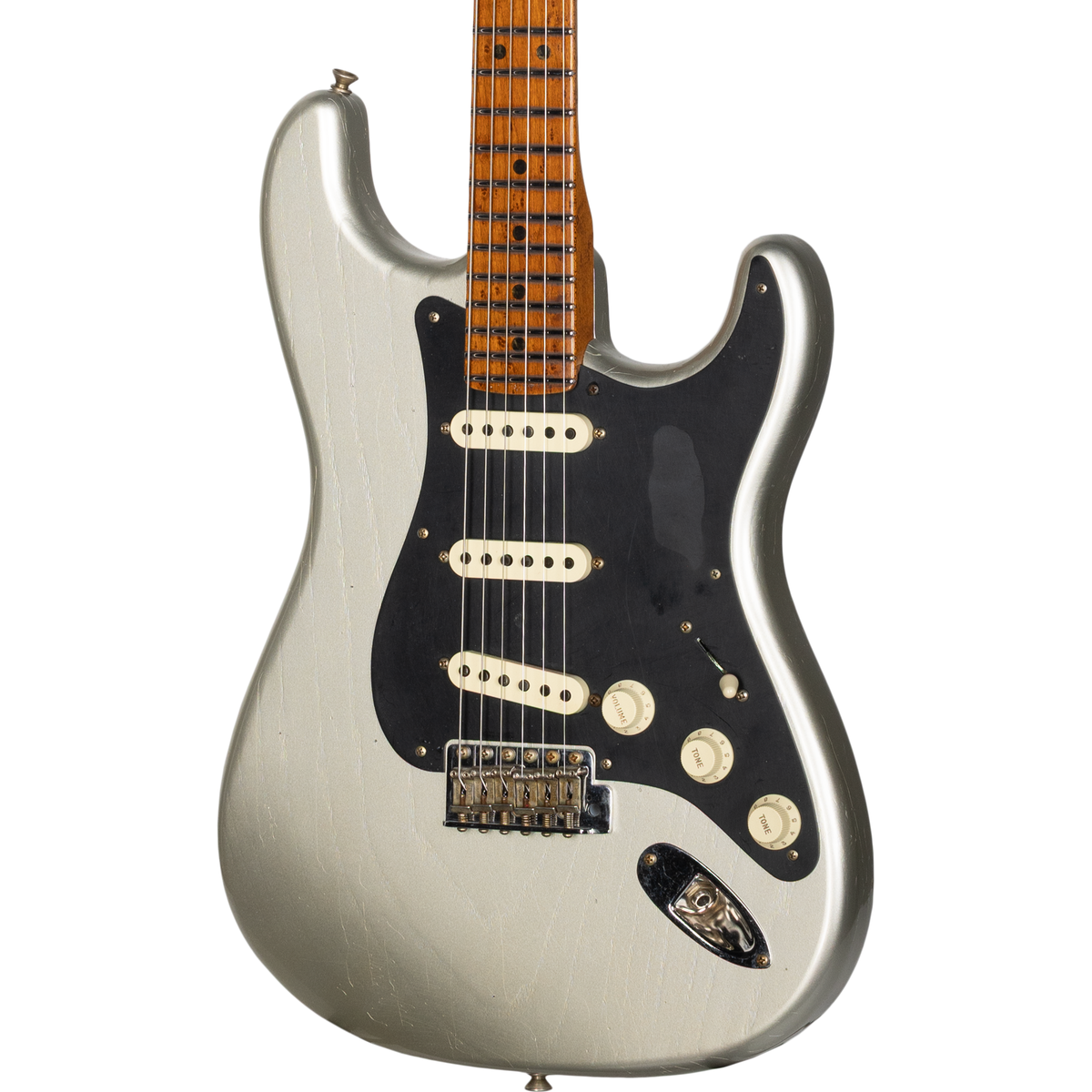 Fender Custom Shop American Custom Strat Journeyman Relic - Aged Inca Silver - View 5 | MusicMarket