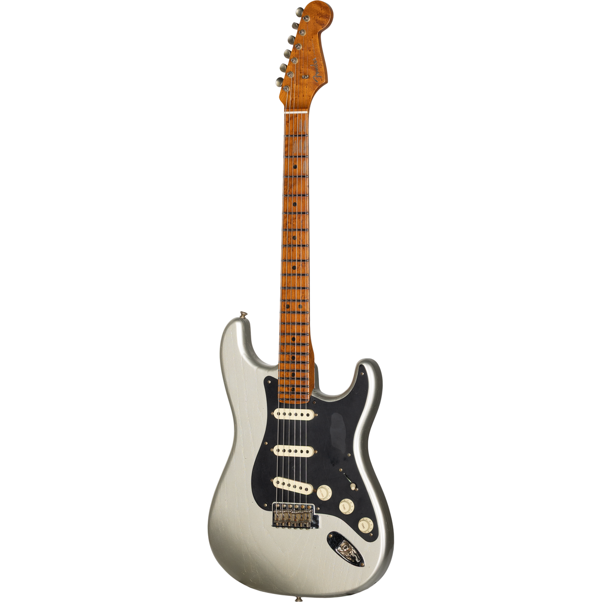 Fender Custom Shop American Custom Strat Journeyman Relic - Aged Inca Silver - View 2 | MusicMarket