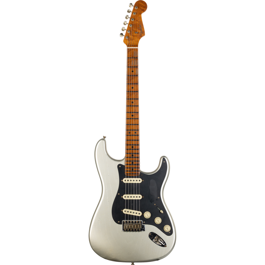 Fender Custom Shop American Custom Strat Journeyman Relic - Aged Inca Silver - View 3 | MusicMarket