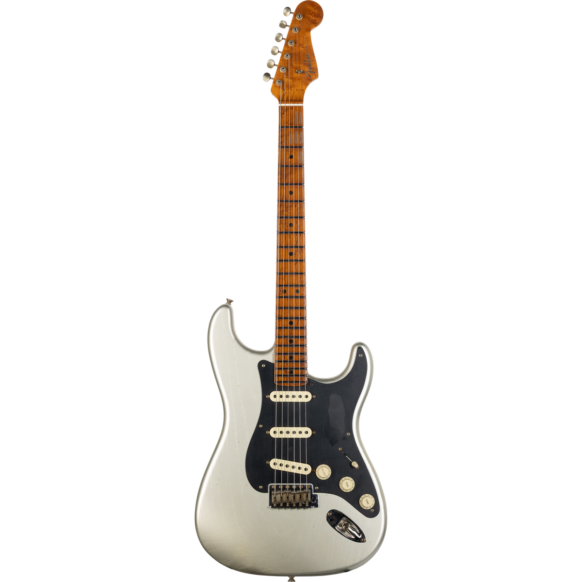 Fender Custom Shop American Custom Strat Journeyman Relic - Aged Inca Silver - View 3 | MusicMarket