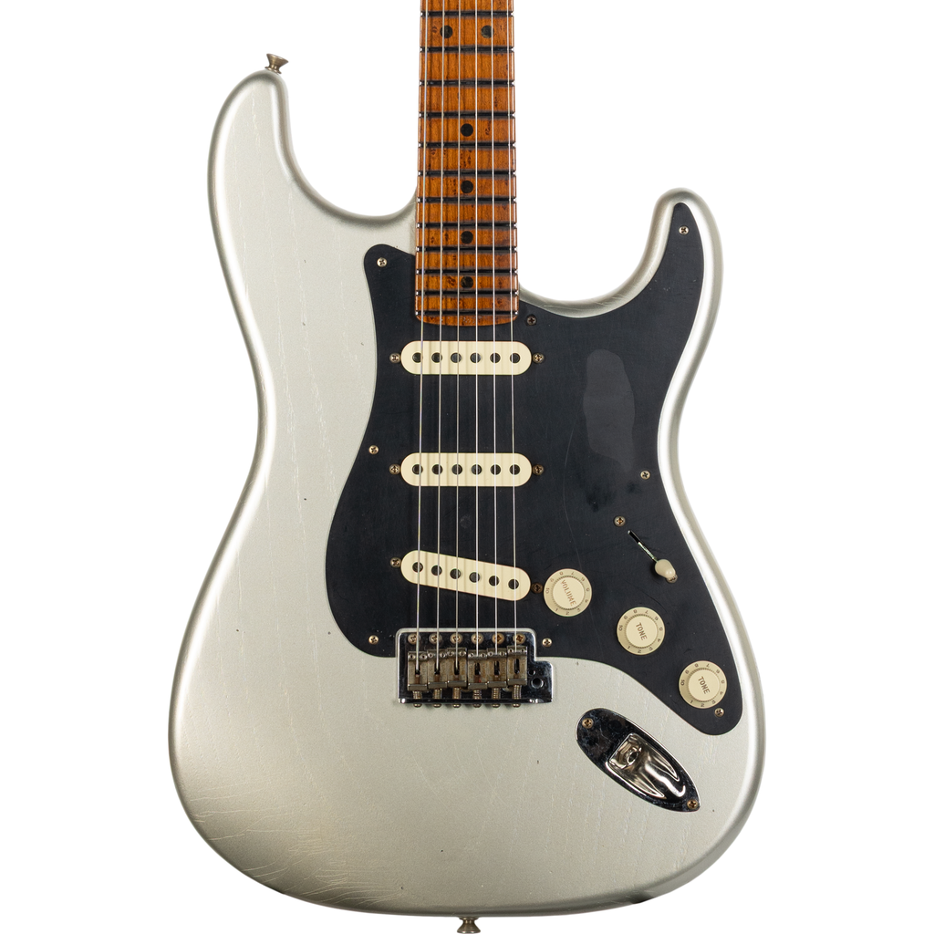 Fender Custom Shop American Custom Strat Journeyman Relic - Aged Inca Silver - MusicMarket