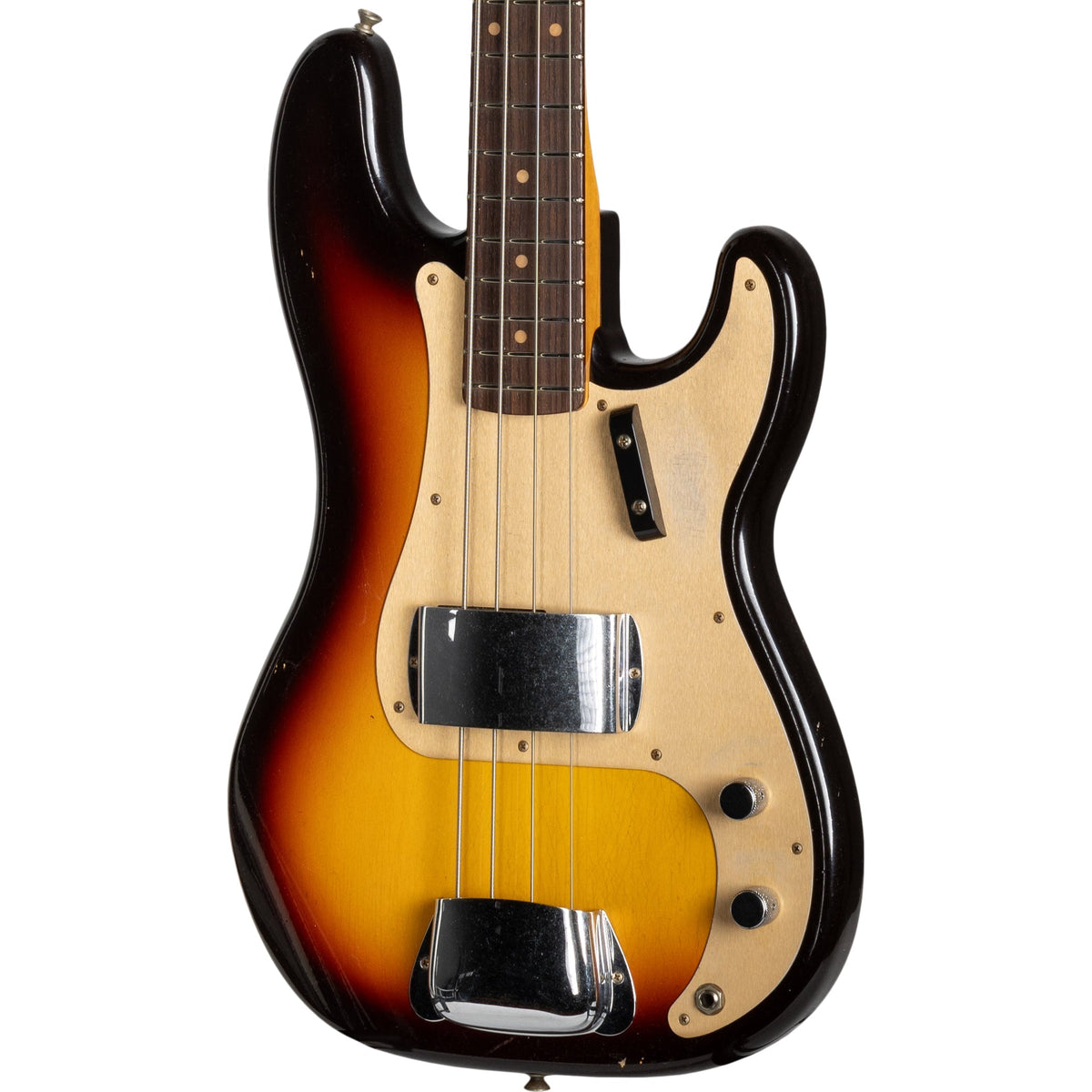 Fender Custom Shop F22 LTD ‘59 Precision Bass Journeyman - Chocolate 3-Tone Sunburst - View 5 | MusicMarket