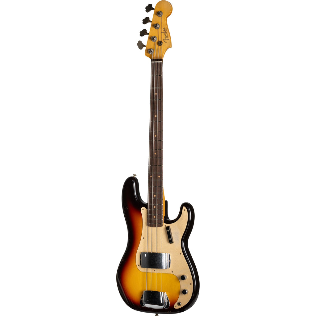 Fender Custom Shop F22 LTD ‘59 Precision Bass Journeyman - Chocolate 3-Tone Sunburst - View 3 | MusicMarket