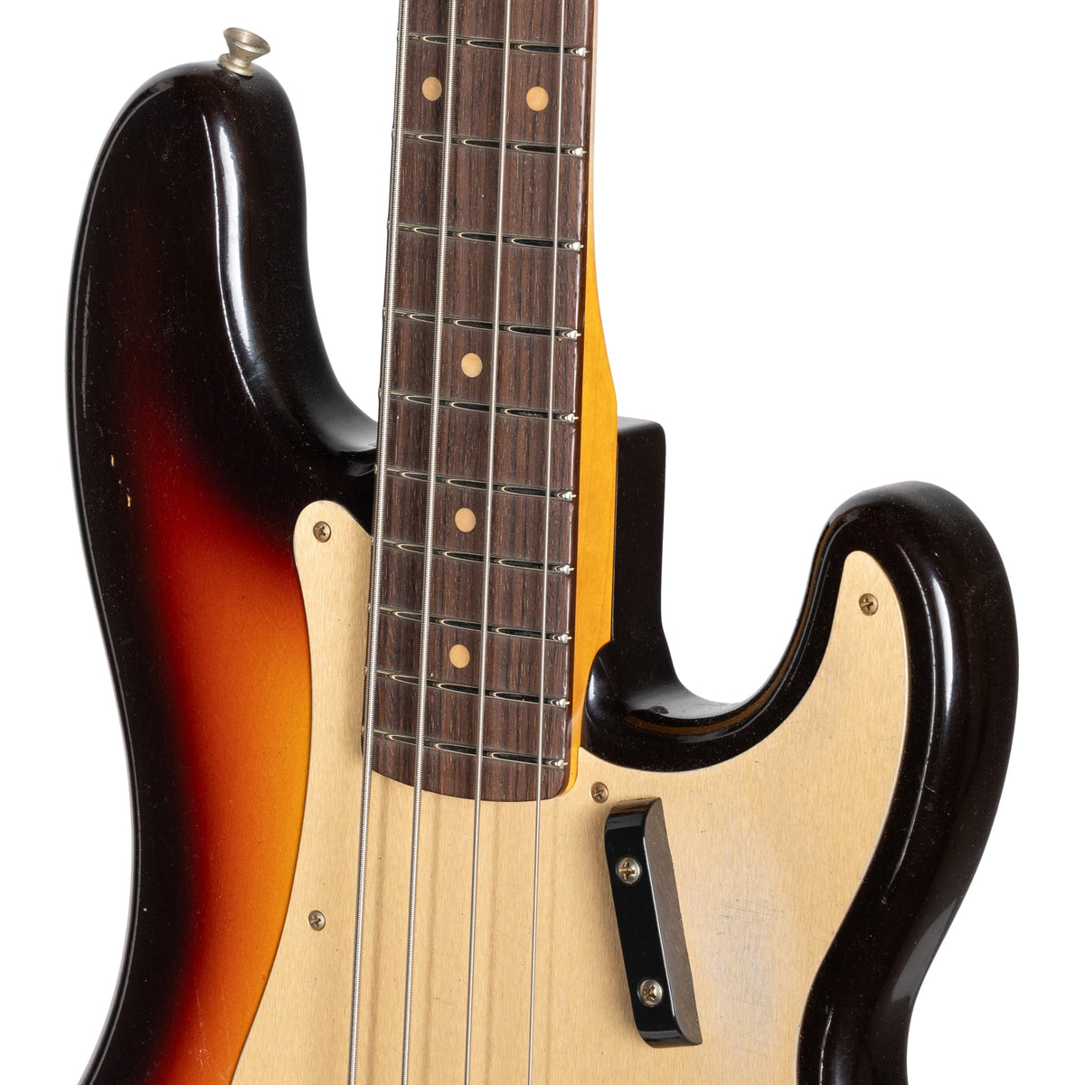 Fender Custom Shop F22 LTD ‘59 Precision Bass Journeyman - Chocolate 3-Tone Sunburst - View 6 | MusicMarket