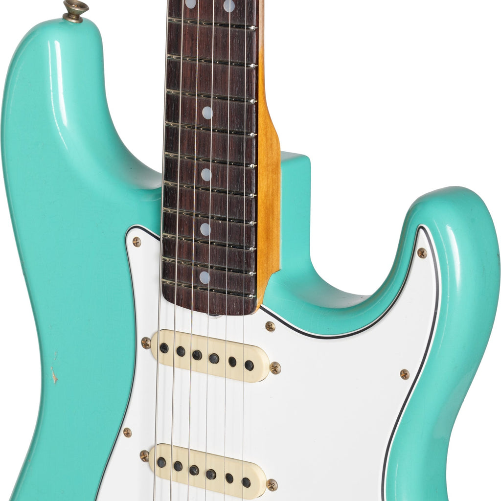 Fender Custom Shop S24 LTD L-Series ‘64 Stratocaster Journeyman - Aged Sea Foam Green - View 6 | MusicMarket