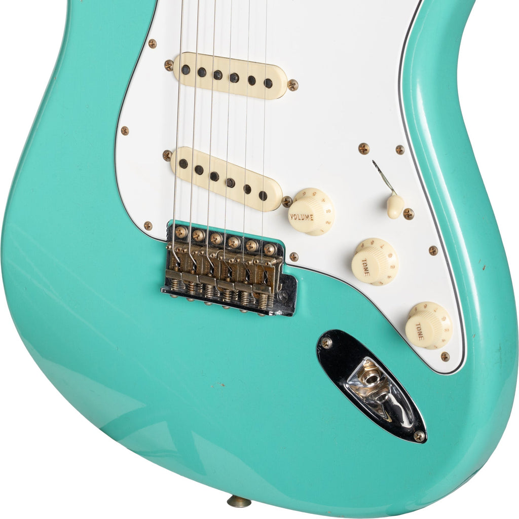 Fender Custom Shop S24 LTD L-Series ‘64 Stratocaster Journeyman - Aged Sea Foam Green - View 7 | MusicMarket