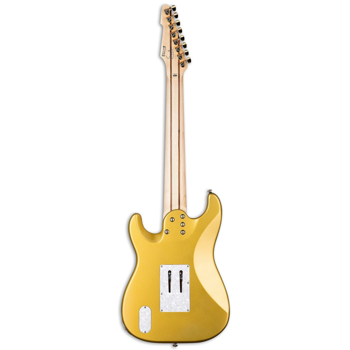 ESP LTD Javier Reyes JRV-8 8-String Baritone Signature Electric Guitar - Metallic Gold - View 2 | MusicMarket