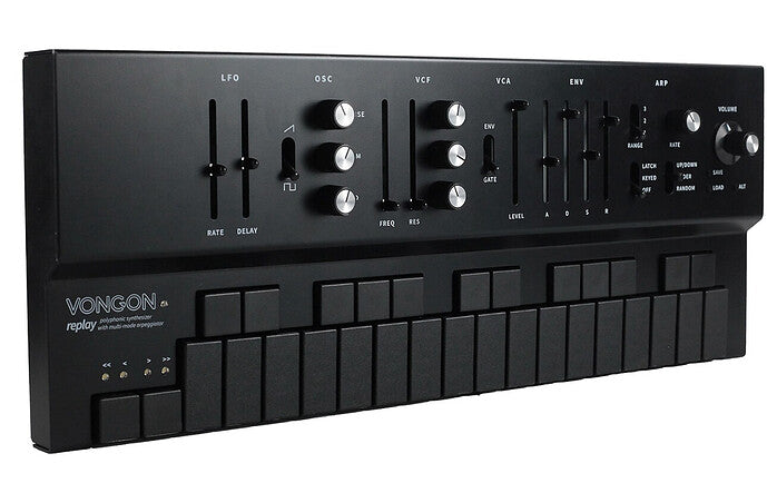 Vongon Replay Polyphonic Synthesizer with Multi-mode Arpeggiator - Black - View 2 | MusicMarket