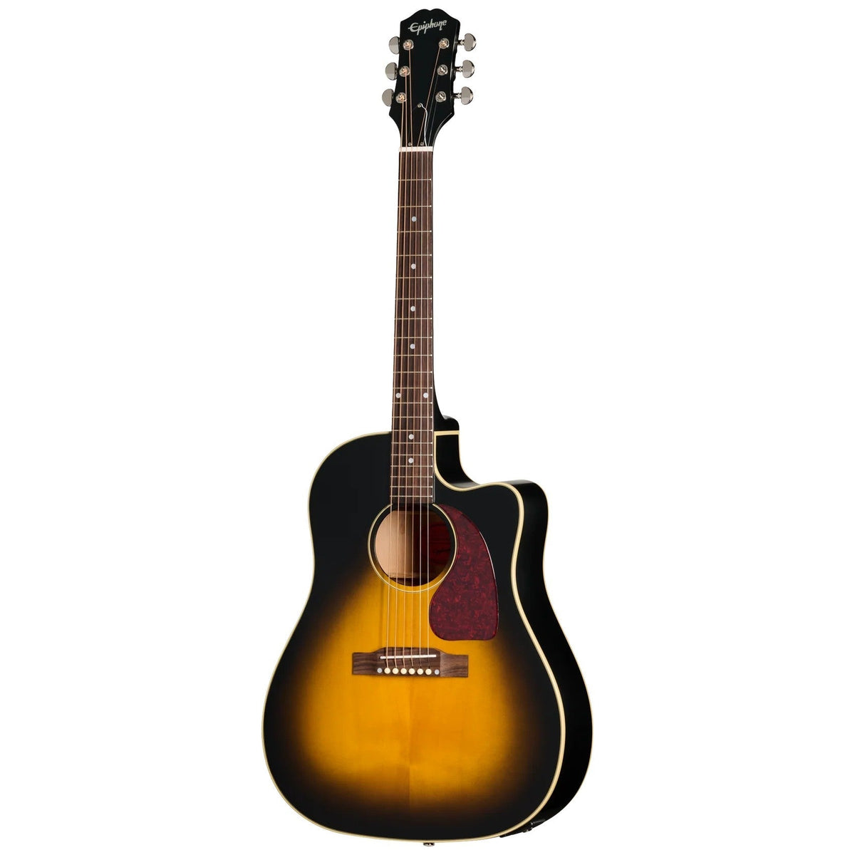 Epiphone J-45 Standard EC Acoustic Electric Guitar - Vintage Sunburst - MusicMarket