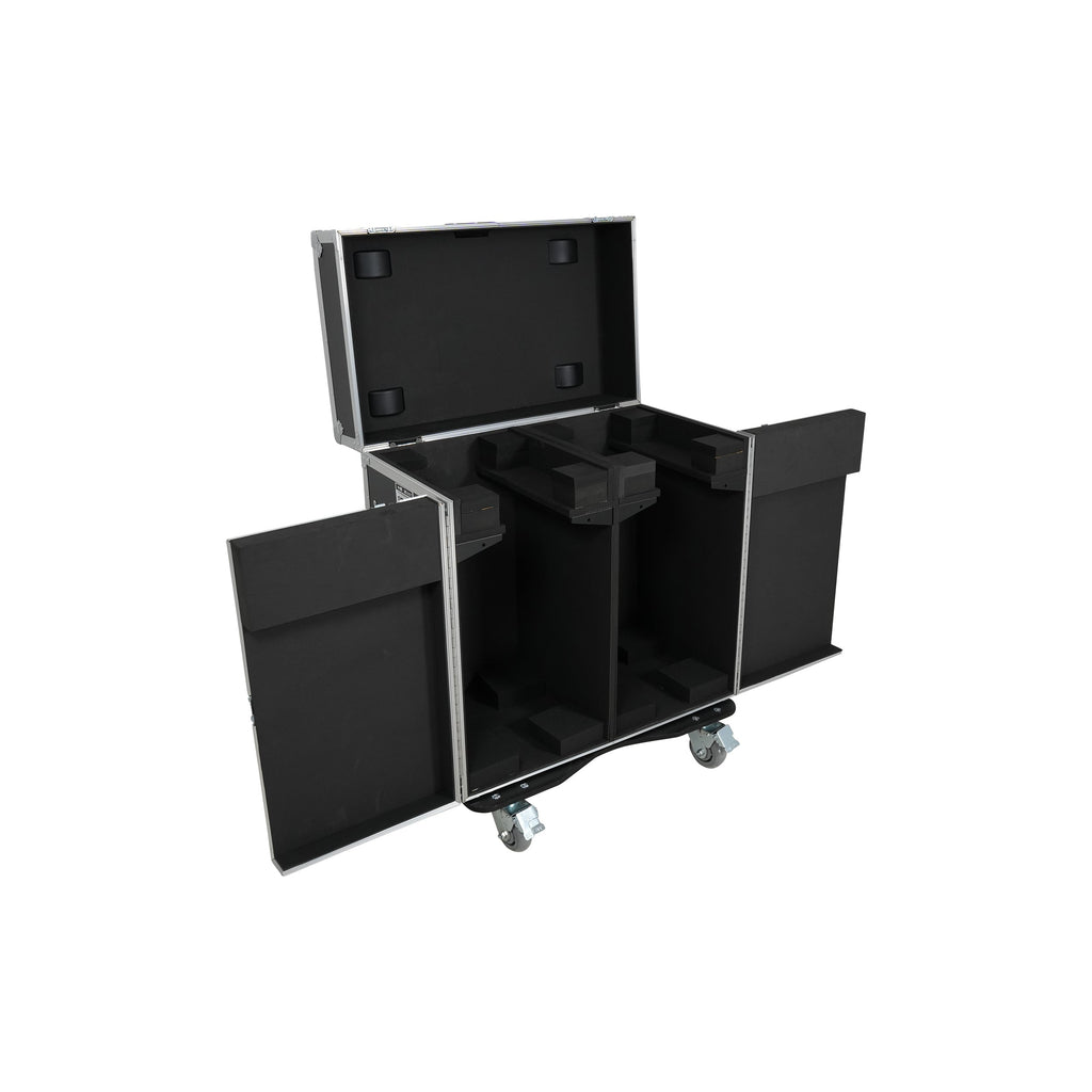 ProX XS-MH30WASHX2W for Two Moving Head Fixtures ATA Flight Style Road Case with Casters - View 2 | MusicMarket