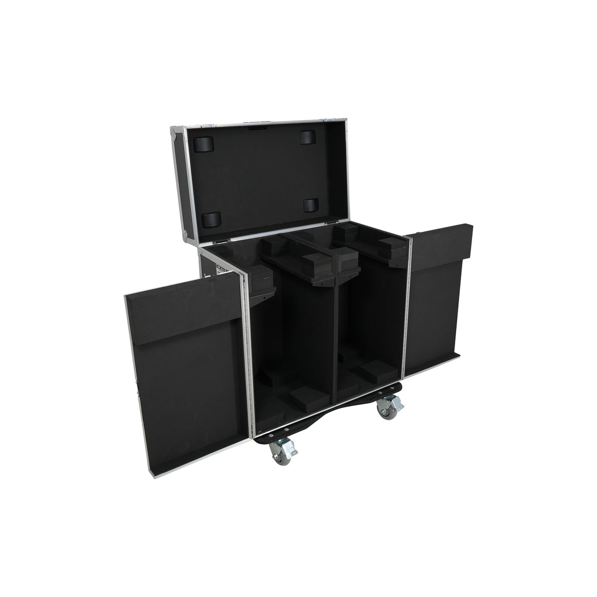 ProX XS-MH30WASHX2W for Two Moving Head Fixtures ATA Flight Style Road Case with Casters - View 2 | MusicMarket