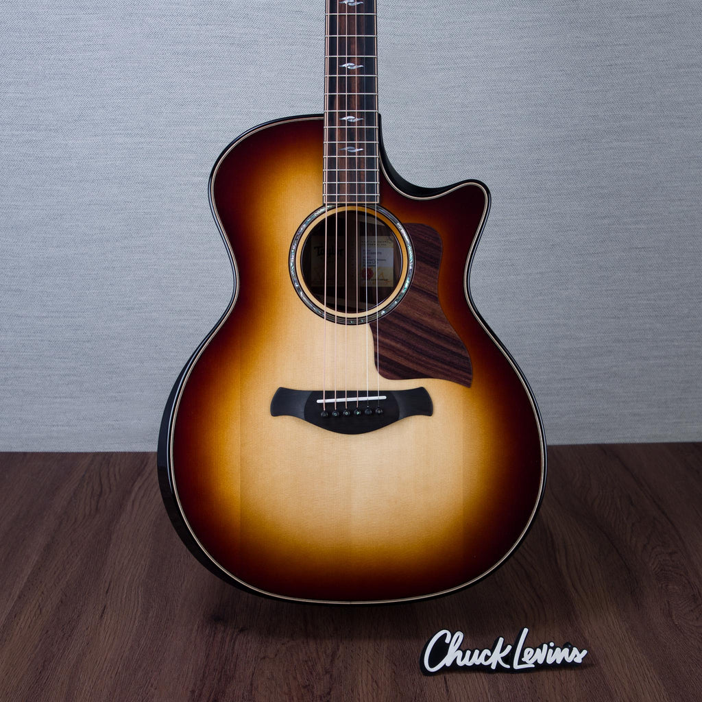 Taylor Limited Edition Builder's Edition 814ce Adirondack Spruce/Macassar Ebony Acoustic Electric Guitar - Shaded