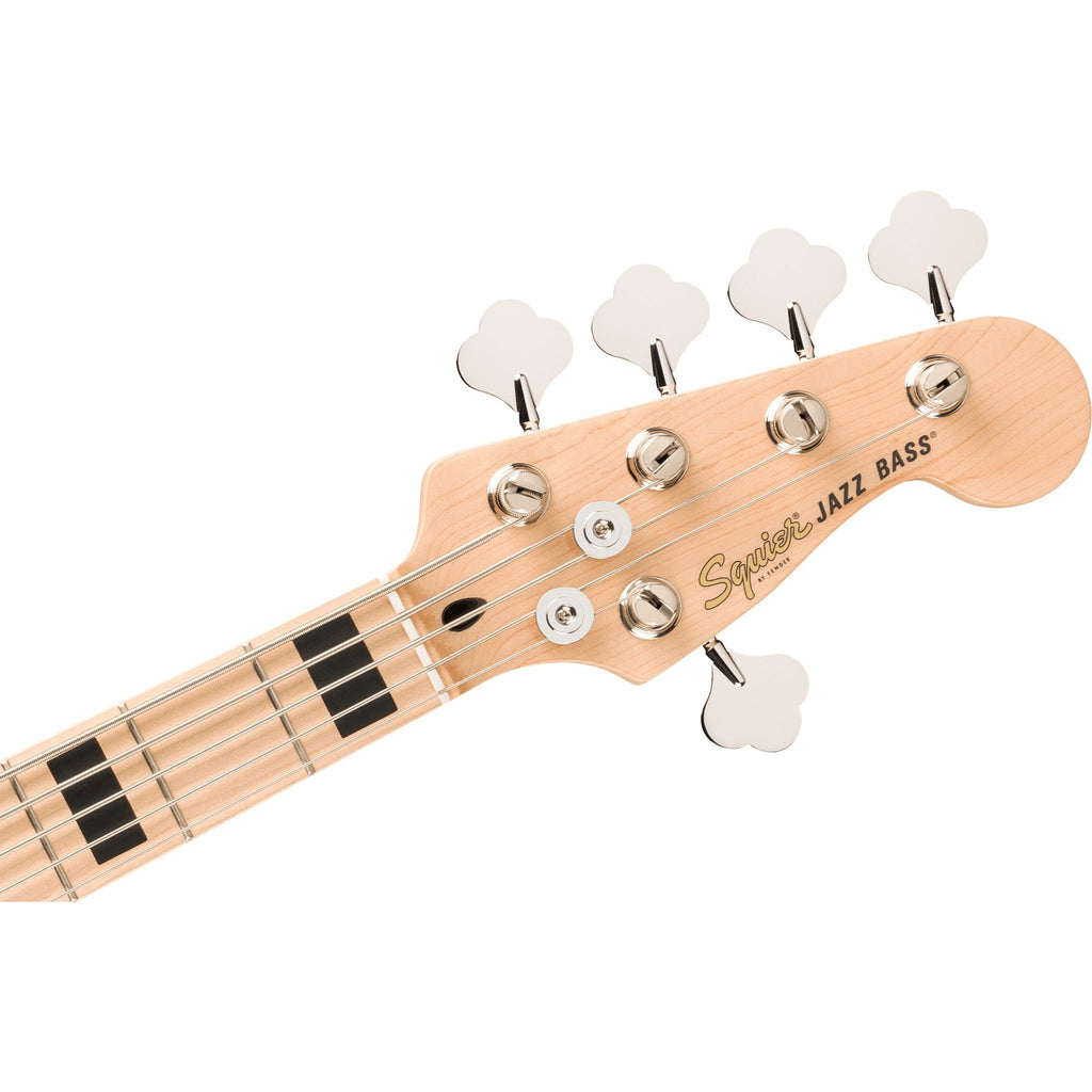 Squier Affinity Series Active Jazz 5-String Electric Bass Guitar - Black Metallic - View 5 | MusicMarket
