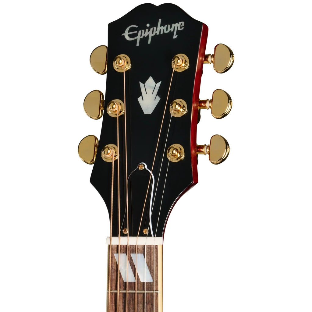 Epiphone Hummingbird Standard EC Acoustic-Electric Guitar - Cherry Sunburst - View 5 | MusicMarket