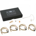 Galaxy Audio ESM8 Single-Ear Headset Mic for Shure Wireless System with 4 Cables - Beige - MusicMarket