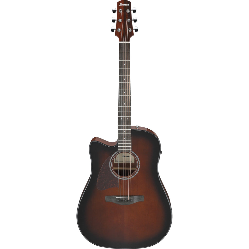 Ibanez AAD51CE AAD Left Handed Acoustic Electric Guitar - Dark Violin Sunburst - View 2 | MusicMarket