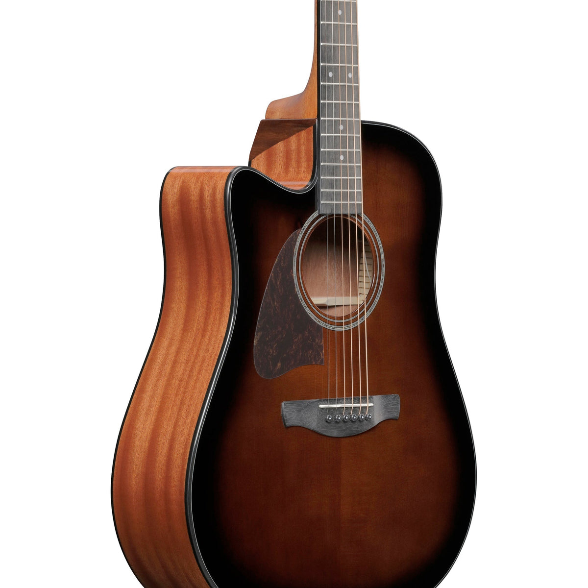 Ibanez AAD51CE AAD Left Handed Acoustic Electric Guitar - Dark Violin Sunburst - View 5 | MusicMarket