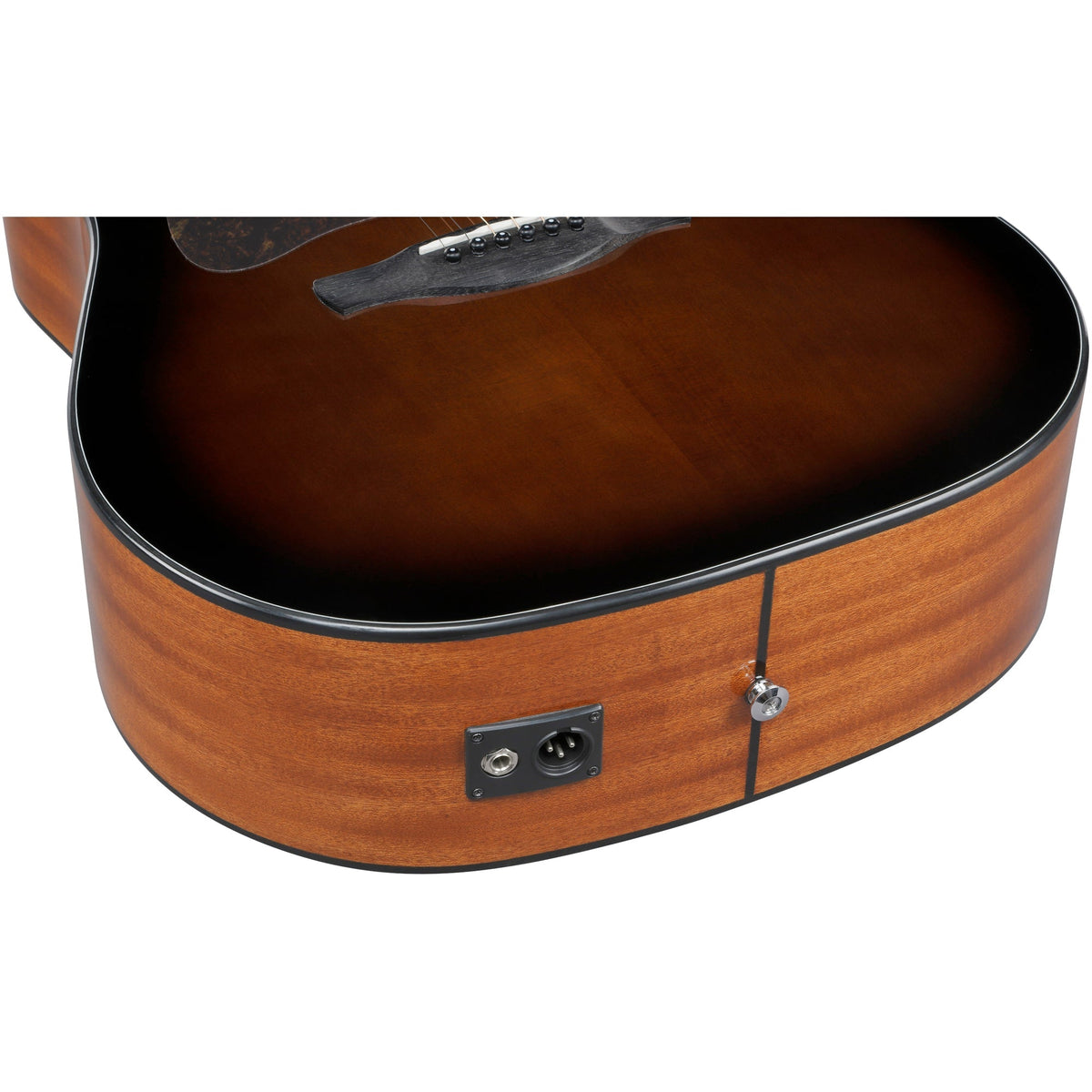 Ibanez AAD51CE AAD Left Handed Acoustic Electric Guitar - Dark Violin Sunburst - View 10 | MusicMarket