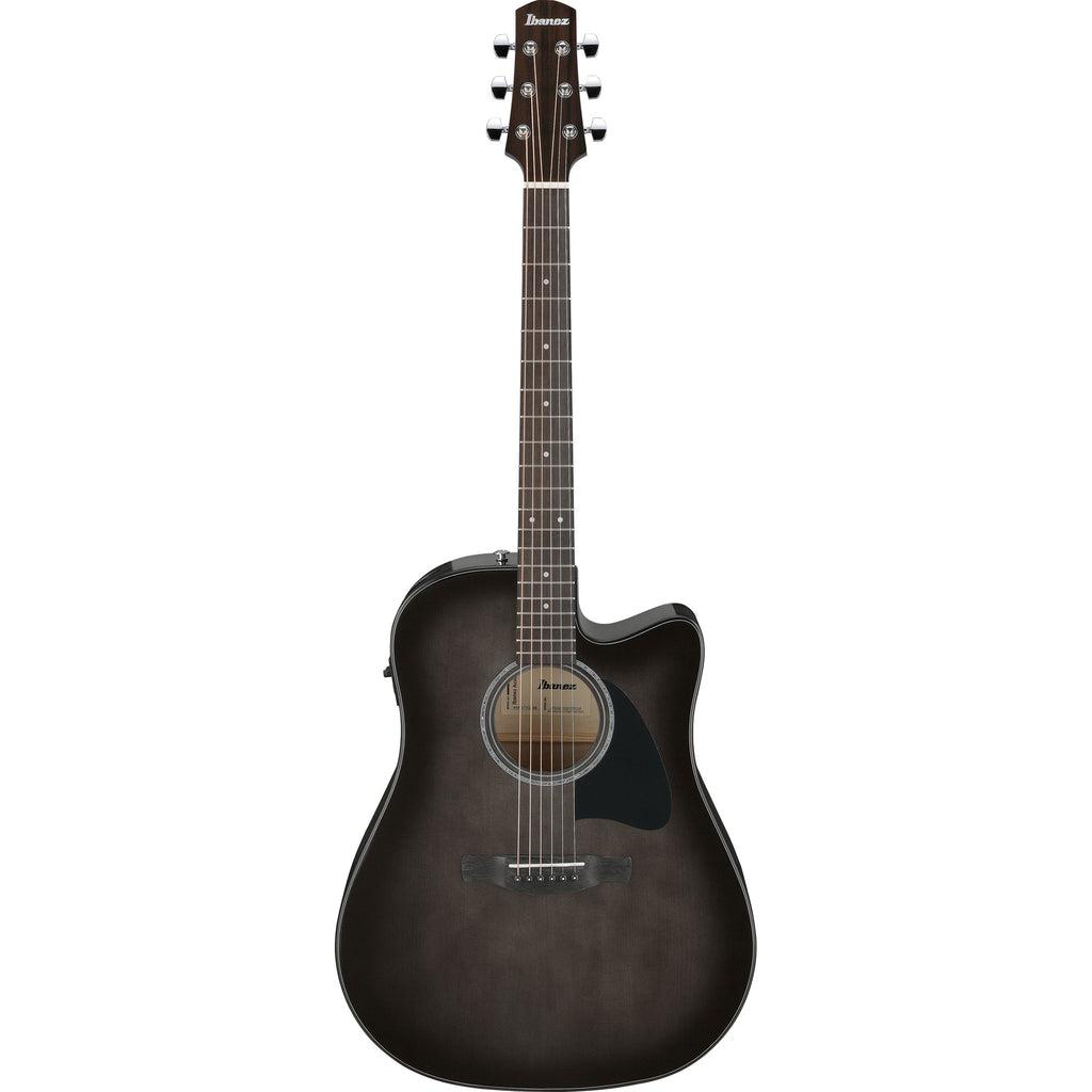 Ibanez AAD77CE AAD Acoustic Electric Guitar - Transparent Black Sunburst - View 2 | MusicMarket