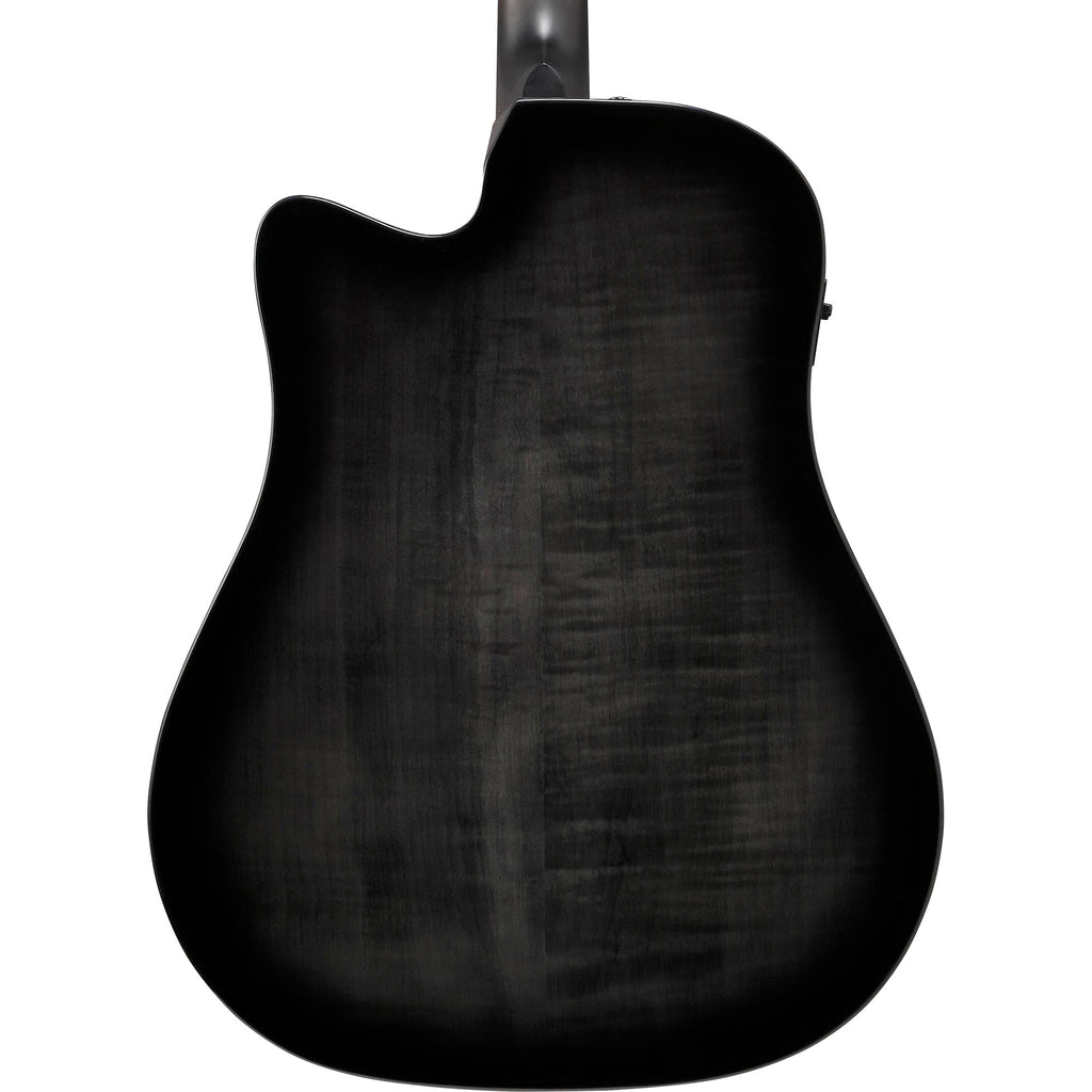 Ibanez AAD77CE AAD Acoustic Electric Guitar - Transparent Black Sunburst - View 11 | MusicMarket