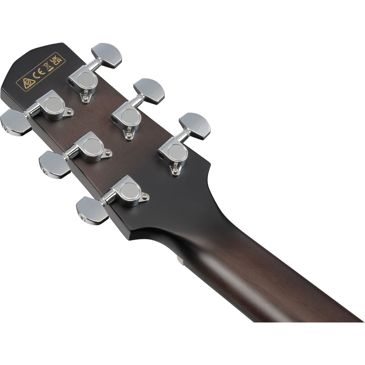 Ibanez AAD77CE AAD Acoustic Electric Guitar - Transparent Black Sunburst - View 7 | MusicMarket