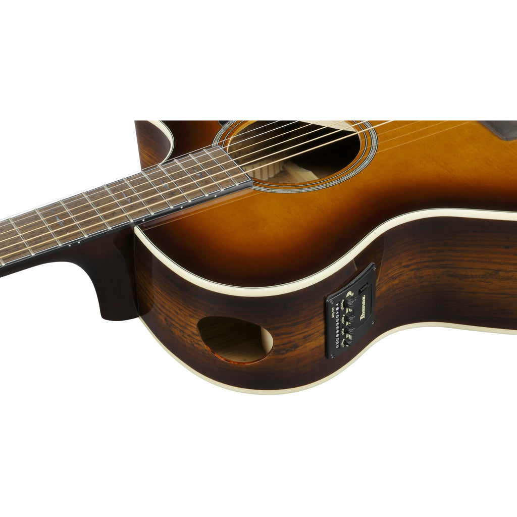 Ibanez AE160 Acoustic Electric Guitar - Vintage Mahogany Sunburst - View 12 | MusicMarket