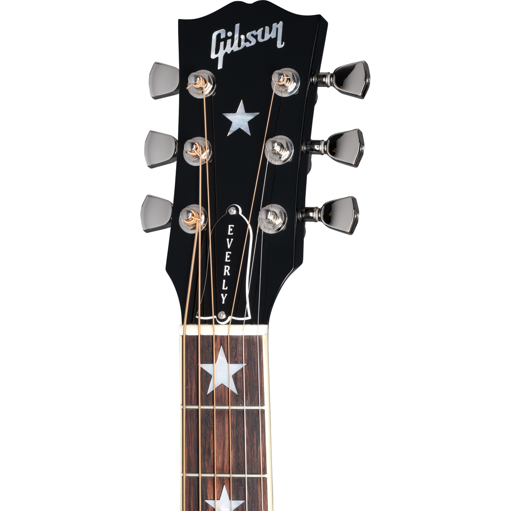 Gibson Everly Brothers J-180 Acoustic Electric Guitar - Ebony - View 4 | MusicMarket