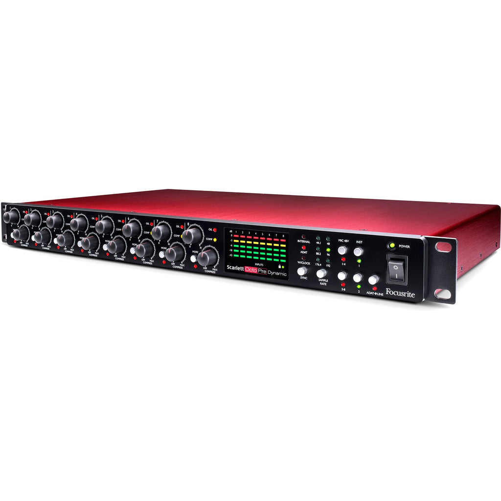 Focusrite Scarlett OctoPre Dynamic 8-Channel Mic Pre - View 6 | MusicMarket