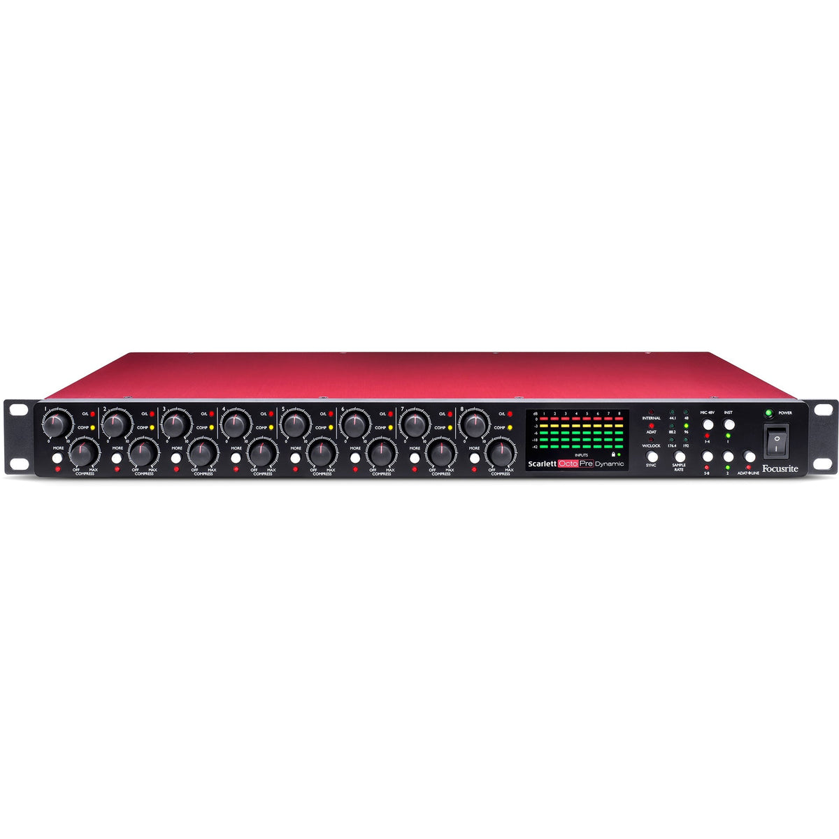 Focusrite Scarlett OctoPre Dynamic 8-Channel Mic Pre - View 7 | MusicMarket