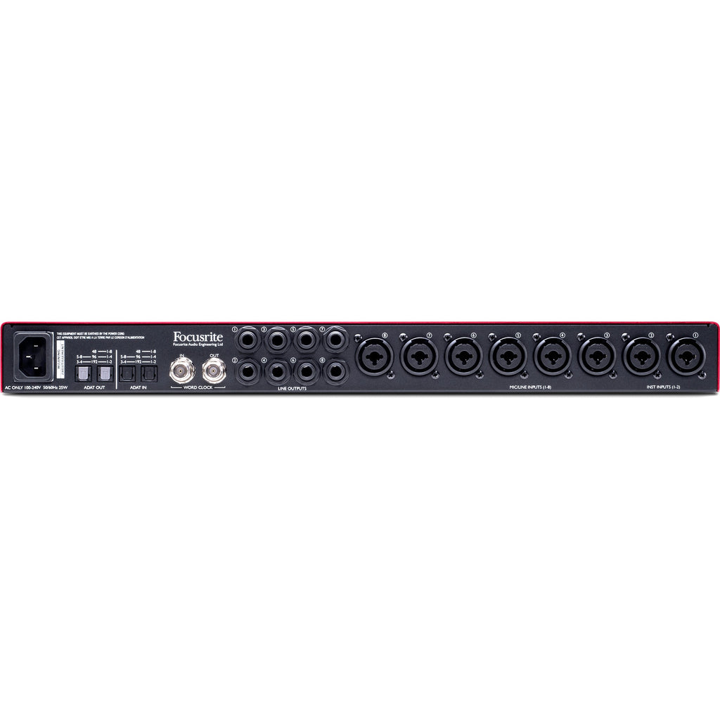 Focusrite Scarlett OctoPre Dynamic 8-Channel Mic Pre - View 8 | MusicMarket