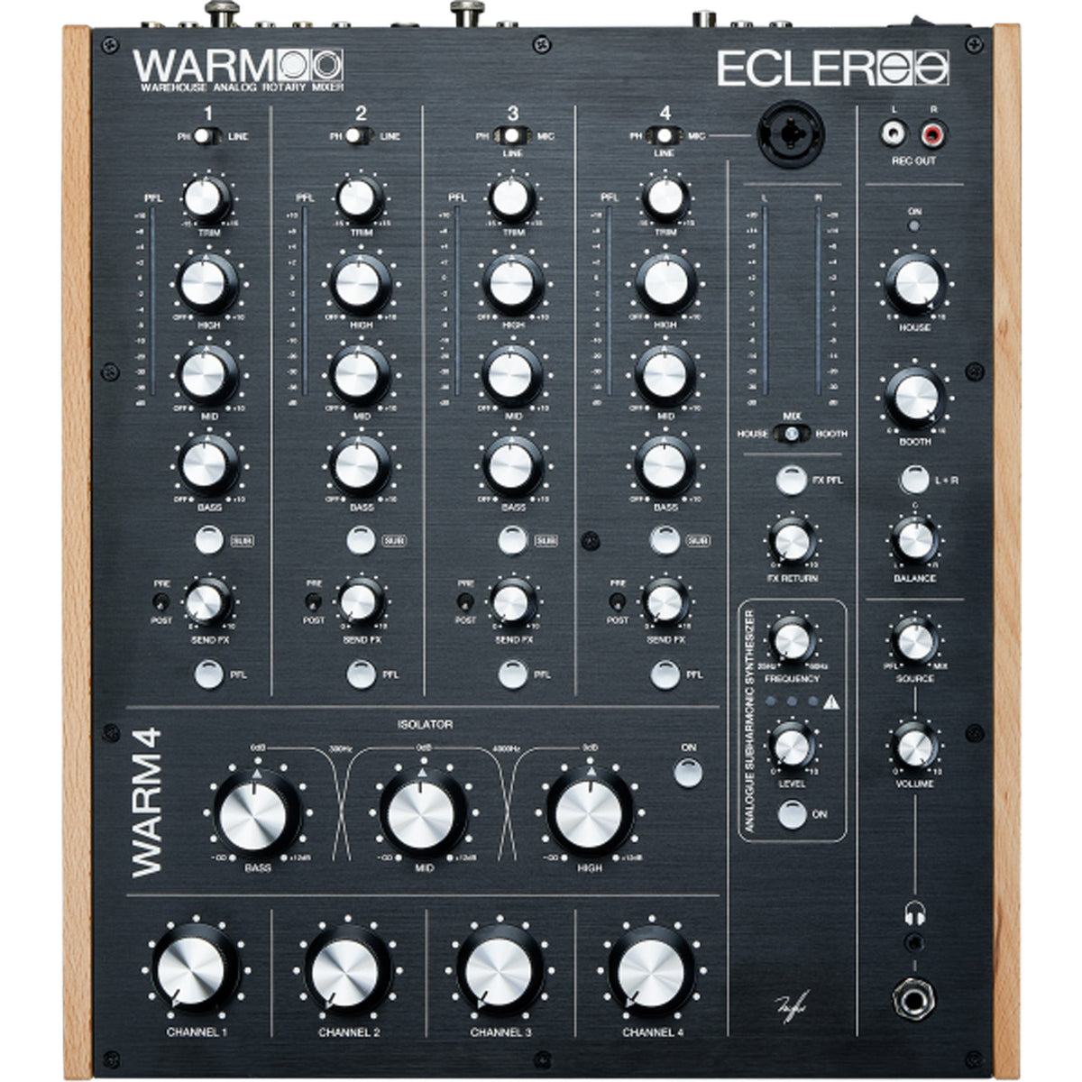 Ecler WARM4 Analogue Rotary Mixer - MusicMarket