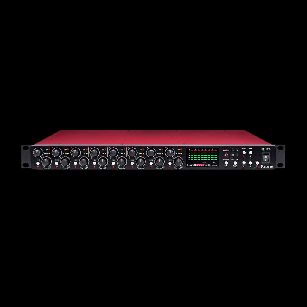 Focusrite Scarlett OctoPre Dynamic 8-Channel Mic Pre - View 11 | MusicMarket