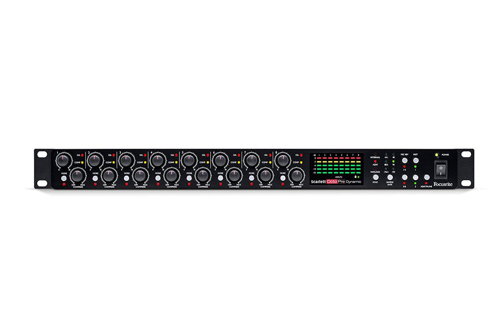Focusrite Scarlett OctoPre Dynamic 8-Channel Mic Pre - View 12 | MusicMarket