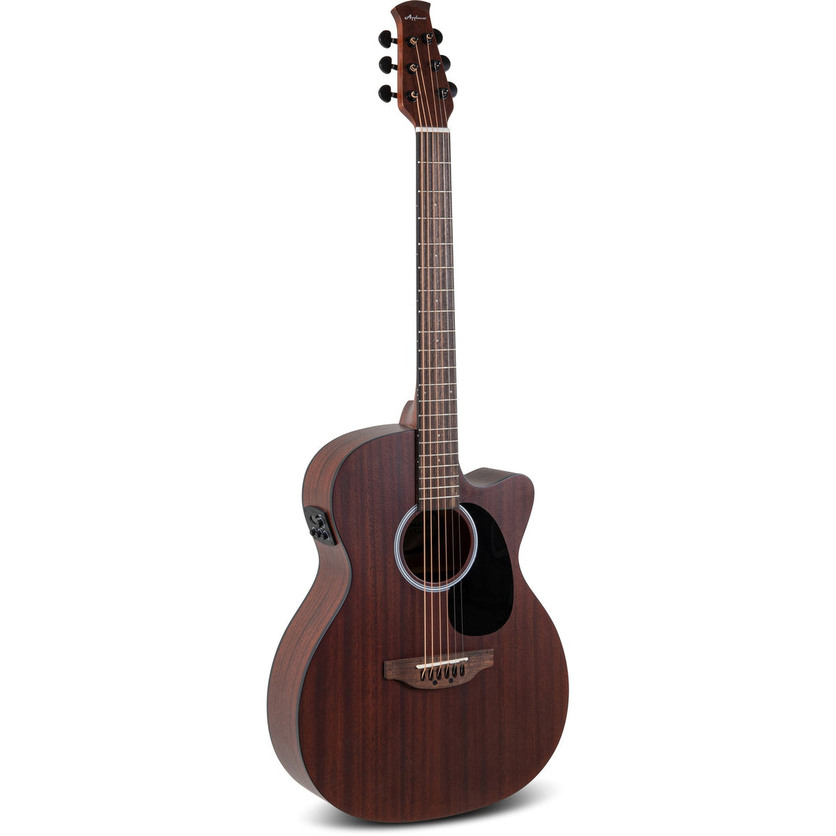 Ovation Applause Wood Classic Orchestra Acoustic Electric Guitar - Dark Natural - View 2 | MusicMarket