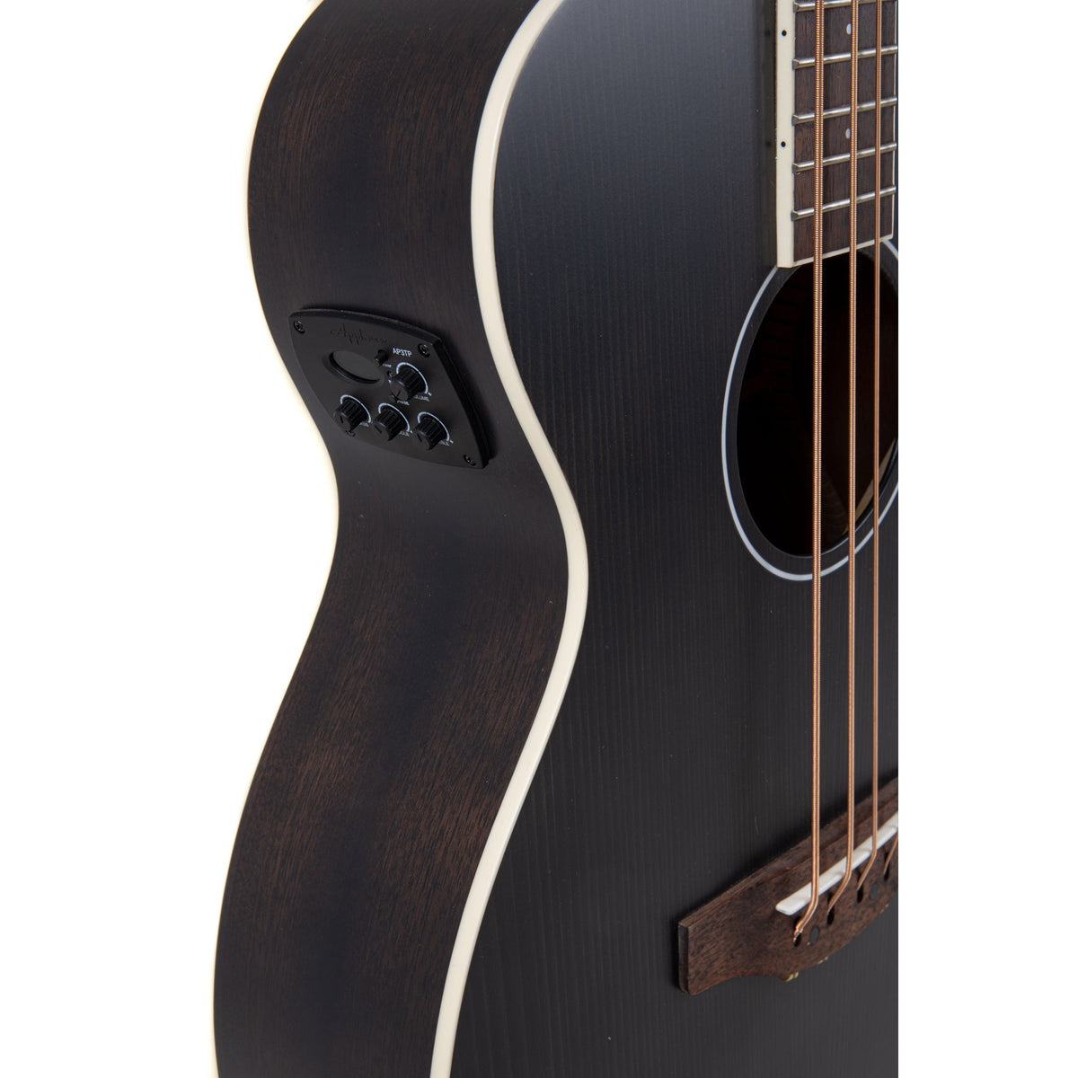 Ovation Applause Wood Classics Acoustic Electric Jumbo Bass - Black Matt - View 7 | MusicMarket