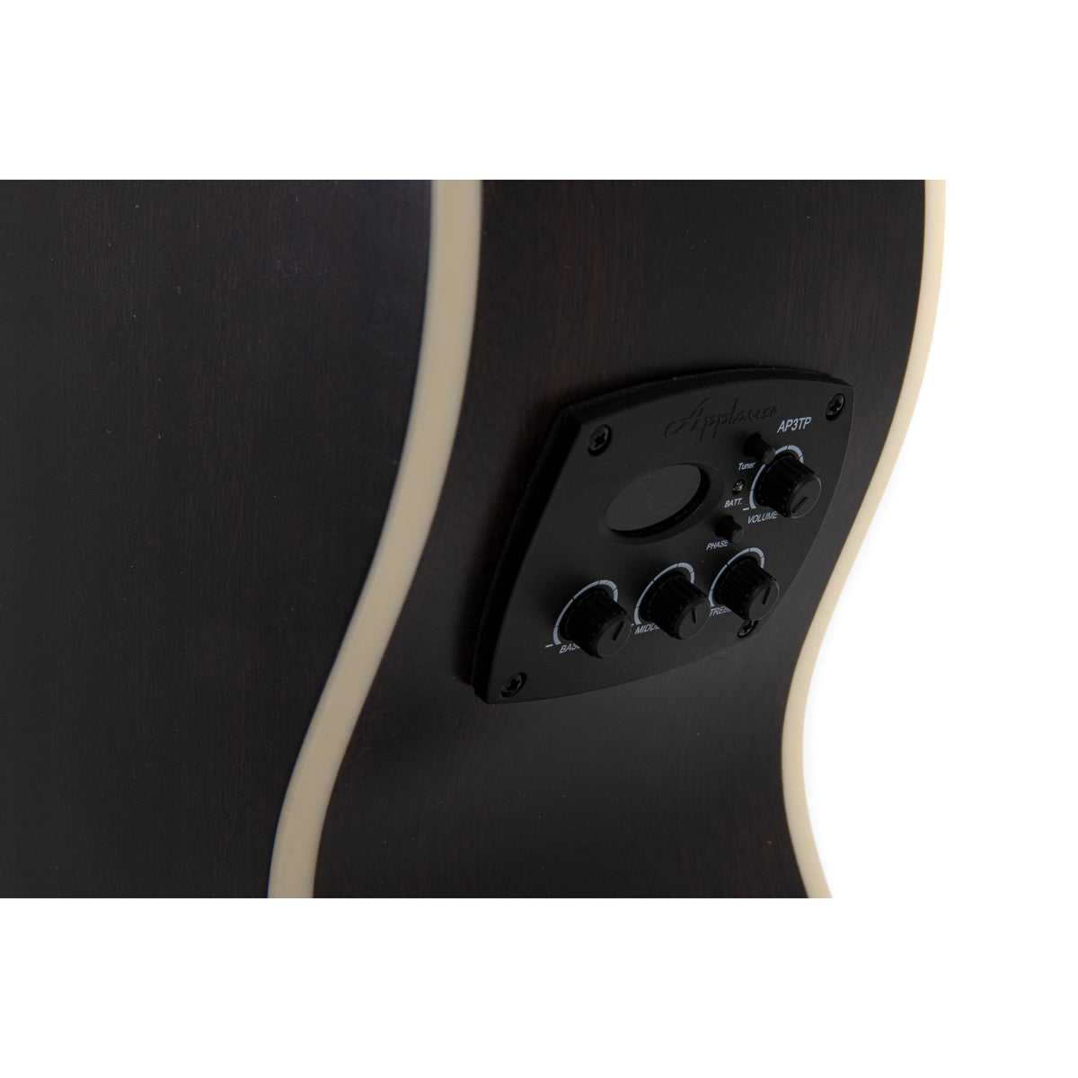 Ovation Applause Wood Classics Acoustic Electric Jumbo Bass - Black Matt - View 8 | MusicMarket
