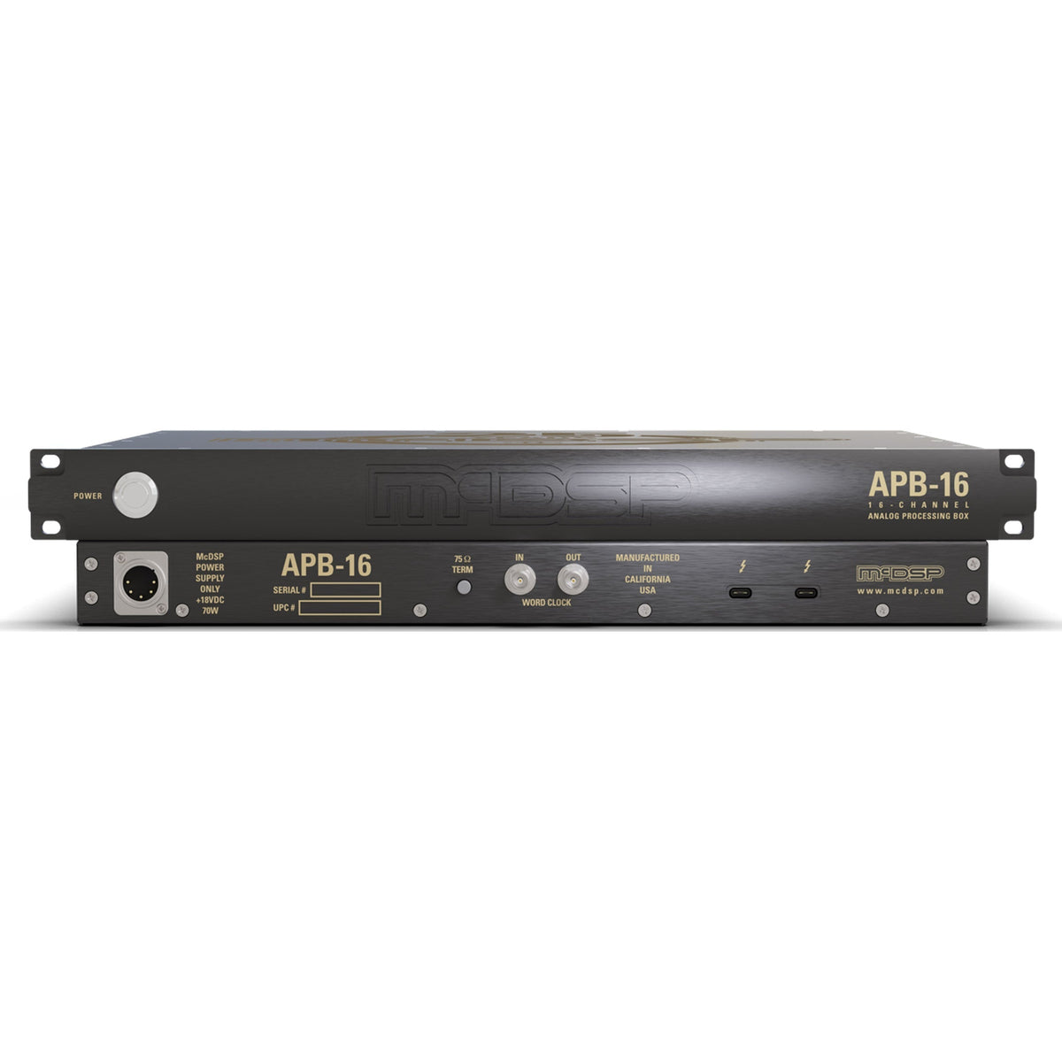 McDSP APB-16 Analog Processing Box - View 3 | MusicMarket