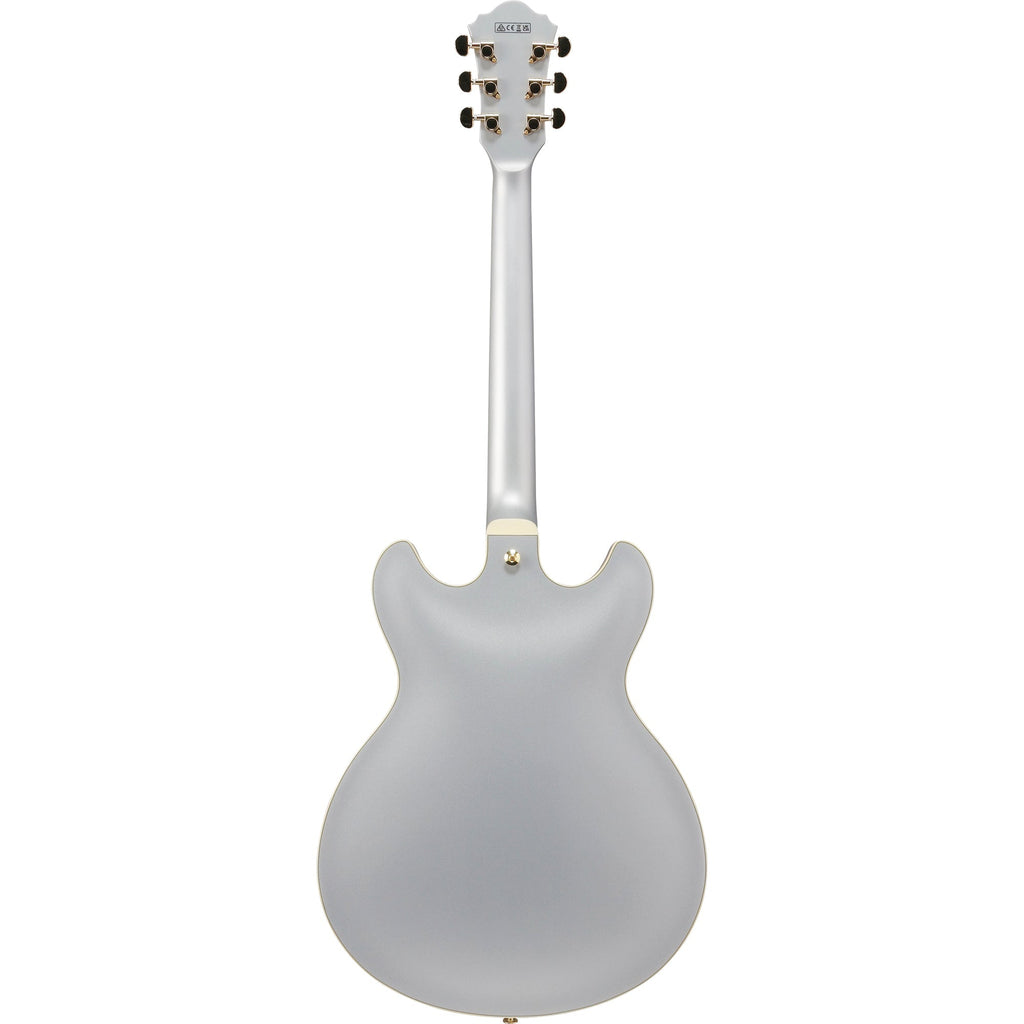 Ibanez AS73G Artcore Semi Hollow Electric Guitar - Moonstone Silver Flat - View 3 | MusicMarket
