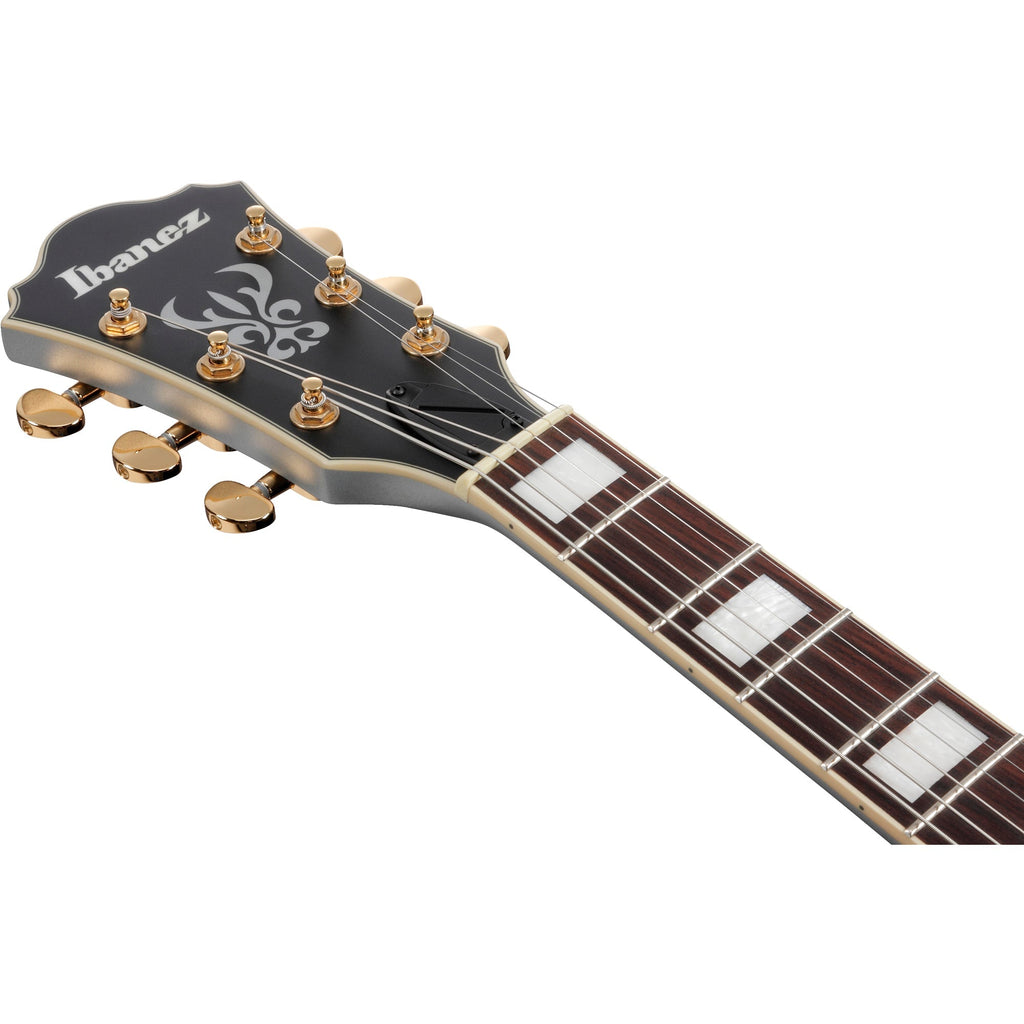 Ibanez AS73G Artcore Semi Hollow Electric Guitar - Moonstone Silver Flat - View 5 | MusicMarket