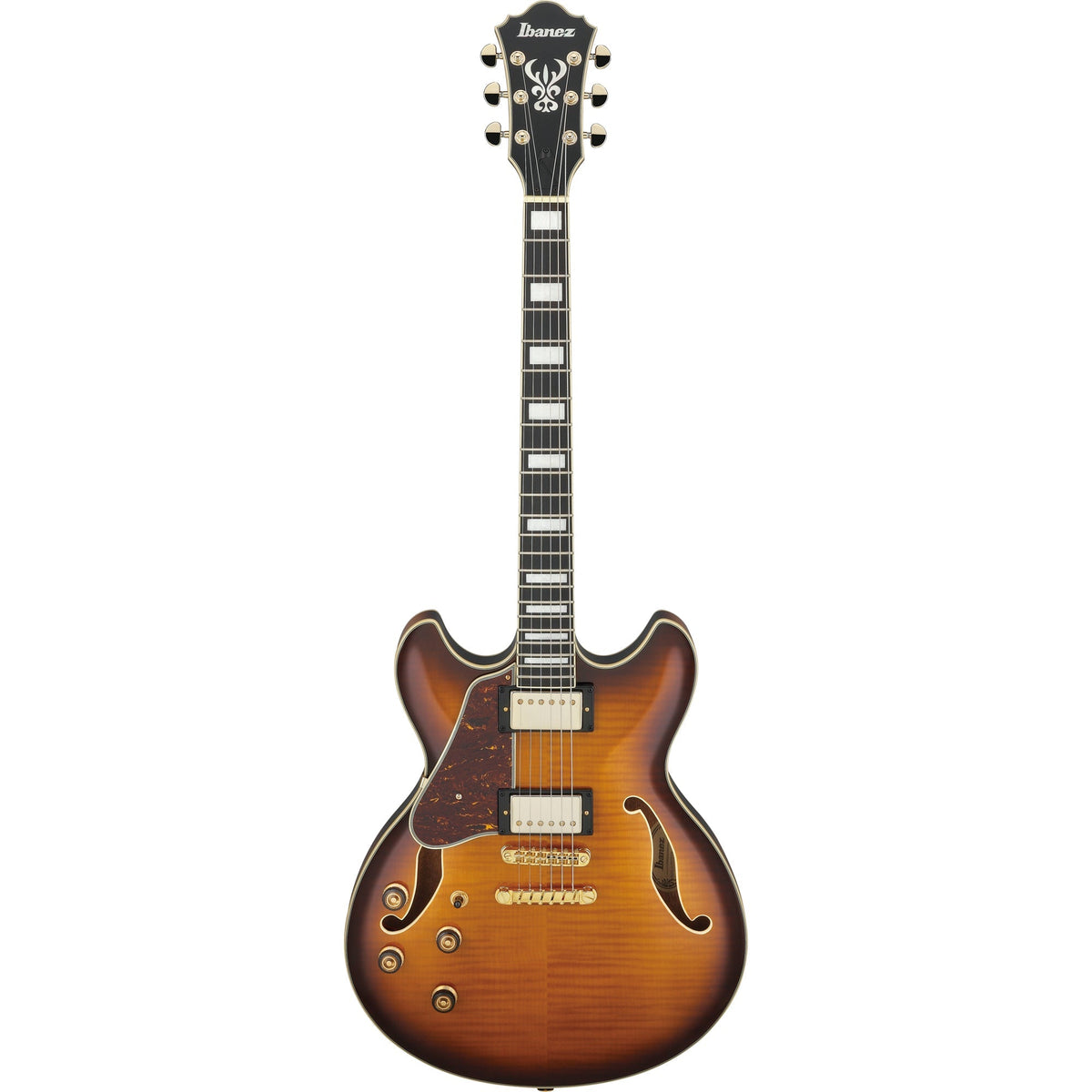 Ibanez AS93FML AS Artcore Expressionist Left Handed Electric Guitar - Violin Sunburst - View 2 | MusicMarket