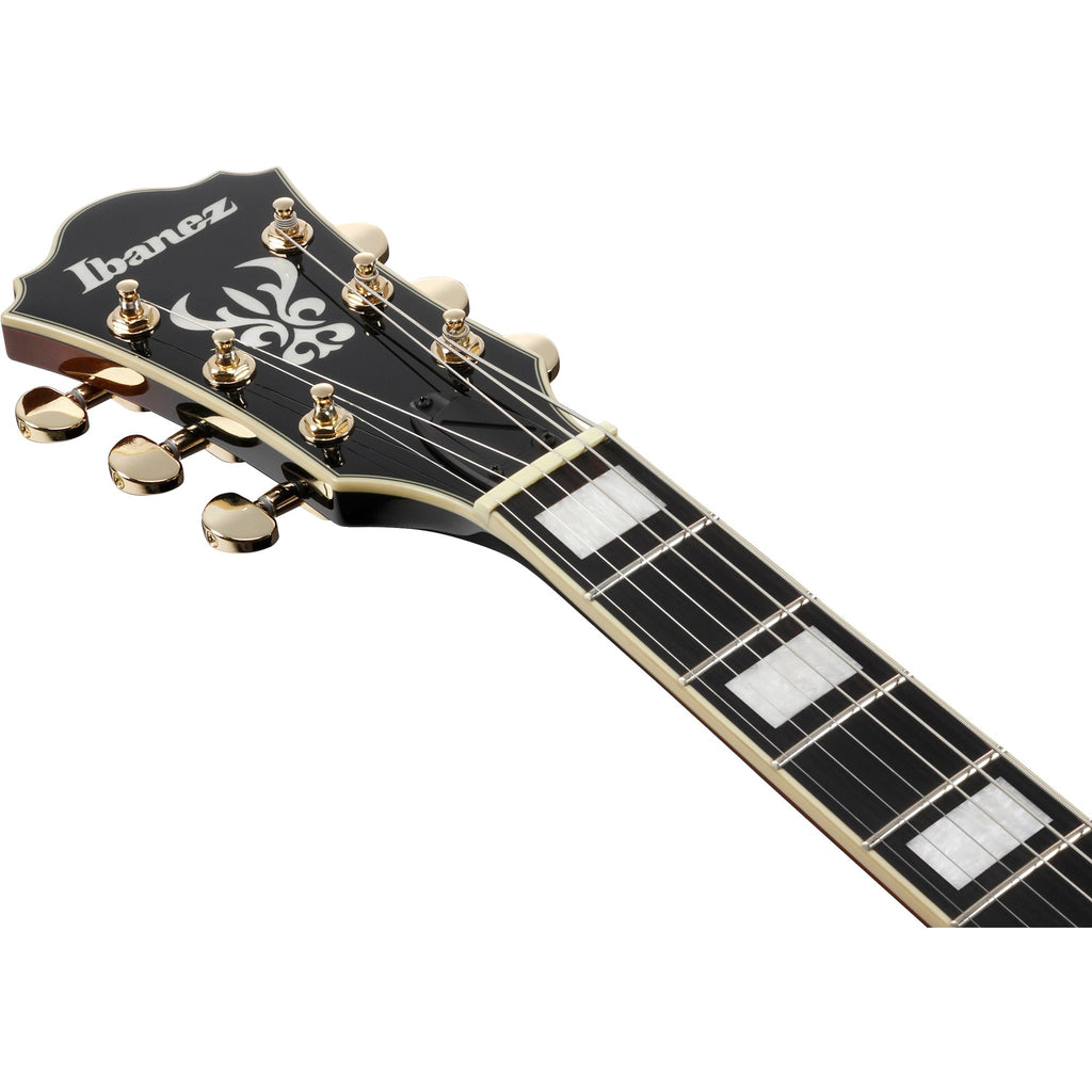 Ibanez AS93FML AS Artcore Expressionist Left Handed Electric Guitar - Violin Sunburst - View 6 | MusicMarket