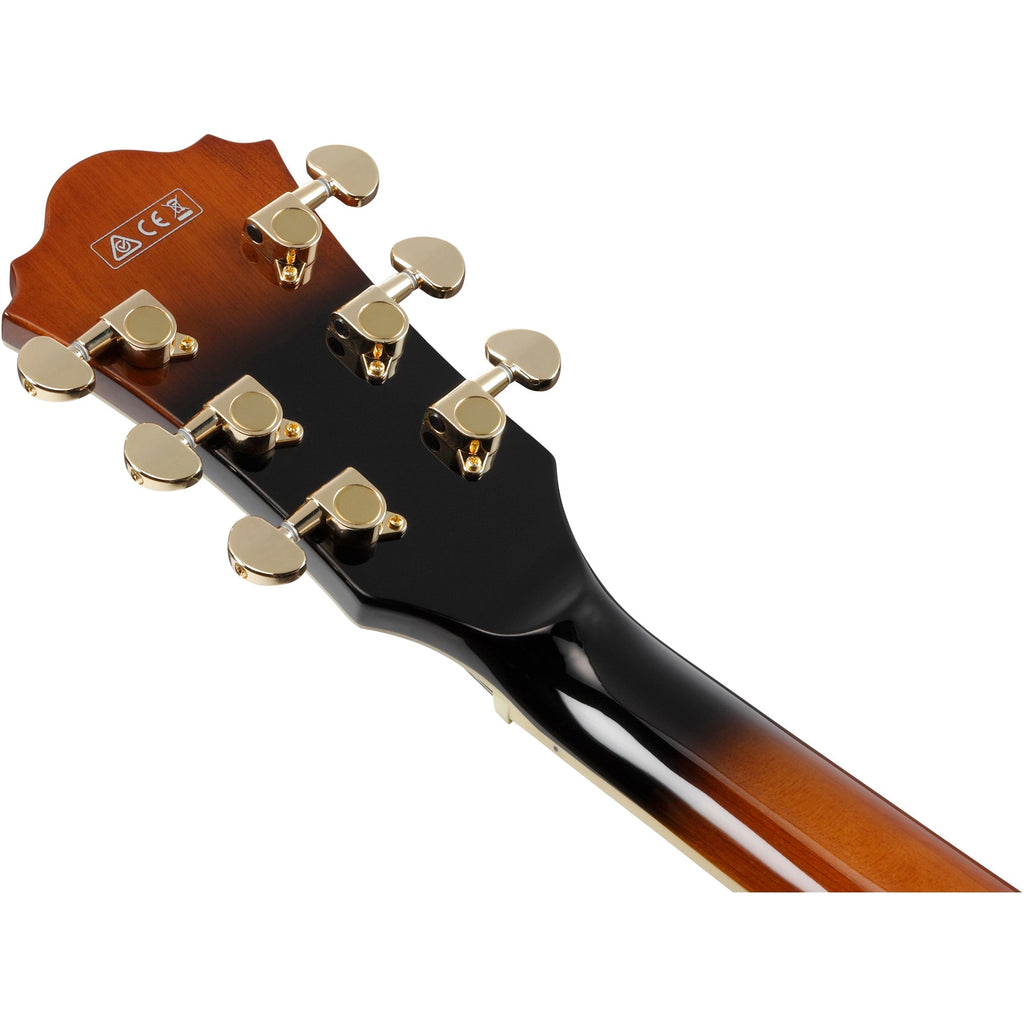 Ibanez AS93FML AS Artcore Expressionist Left Handed Electric Guitar - Violin Sunburst - View 5 | MusicMarket