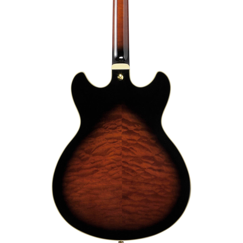 Ibanez AS Artcore Expressionist Semi-Hollow Electric Guitar - Dark Brown Sunburst - View 9 | MusicMarket