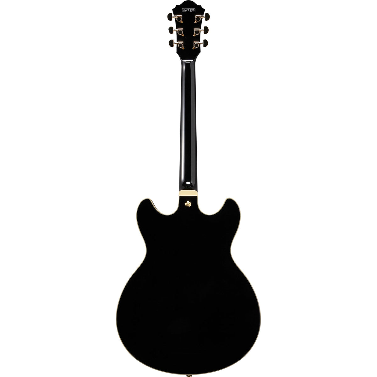 Ibanez AS93SP AS Artcore Expressionist Semi-Hollow Electric Guitar - Black - View 3 | MusicMarket