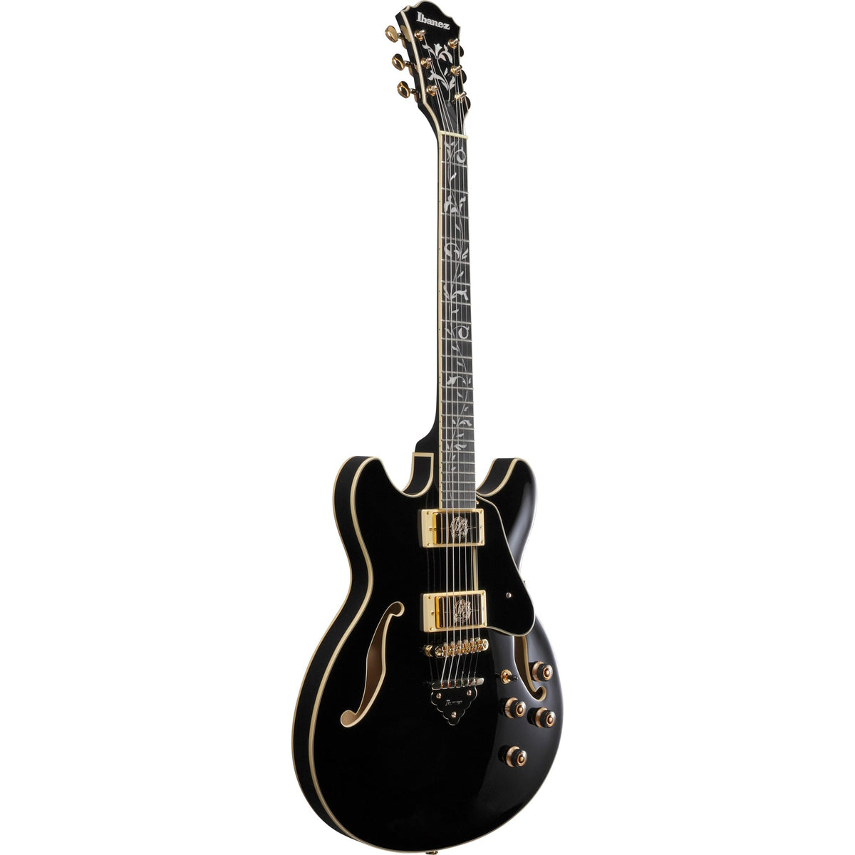 Ibanez AS93SP AS Artcore Expressionist Semi-Hollow Electric Guitar - Black - View 4 | MusicMarket